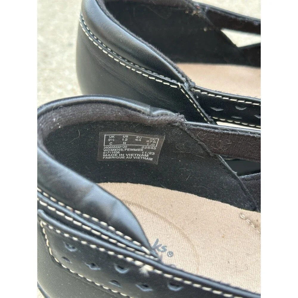 Clarks Originals Womens Ashland Spin Q Black Size 12 Narrow